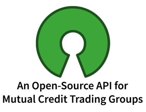 An Open-Source API for Mutual Credit Trading Groups