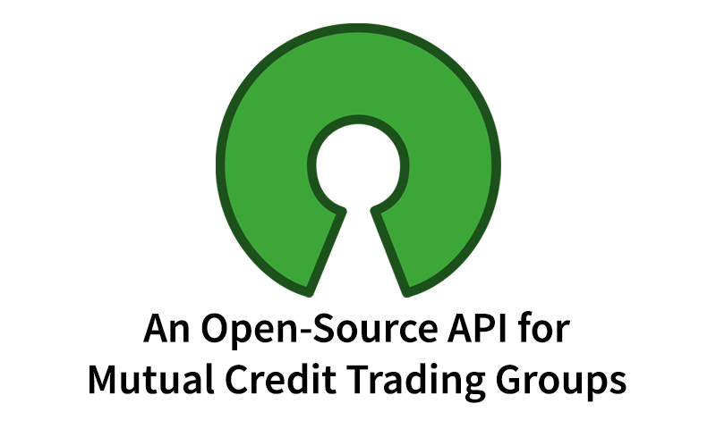 An Open-Source API for Mutual Credit Trading Groups